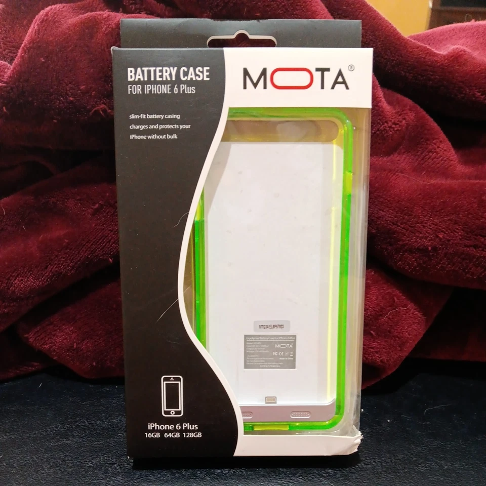 Funda Mota iPhone 6 Plus con Cargador de Batería Nueva en Caja 1P Foto 1 de 4
