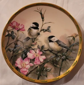 Plato Coleccionista Collage Natural Lenox Vintage Rosa Mañana 🗝️ - Imagen 1 de 3