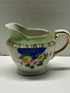 1960’s Handpainted Porcelain Miniature Creamer - Picture 1 of 5