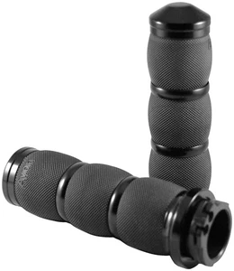 Avon Grips AIR-90-ANO Air Cushioned Grips - Black Anodized - Picture 1 of 3