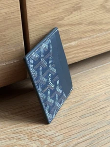 OFFERS Goyard Saint Sulpice Card Holder Wallet - Navy - Mint Condition - Genuine - Picture 1 of 3