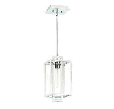 Craftmade 41591-CH Cubic 7" Mini Pendant in Chrome - Image 1 of 2