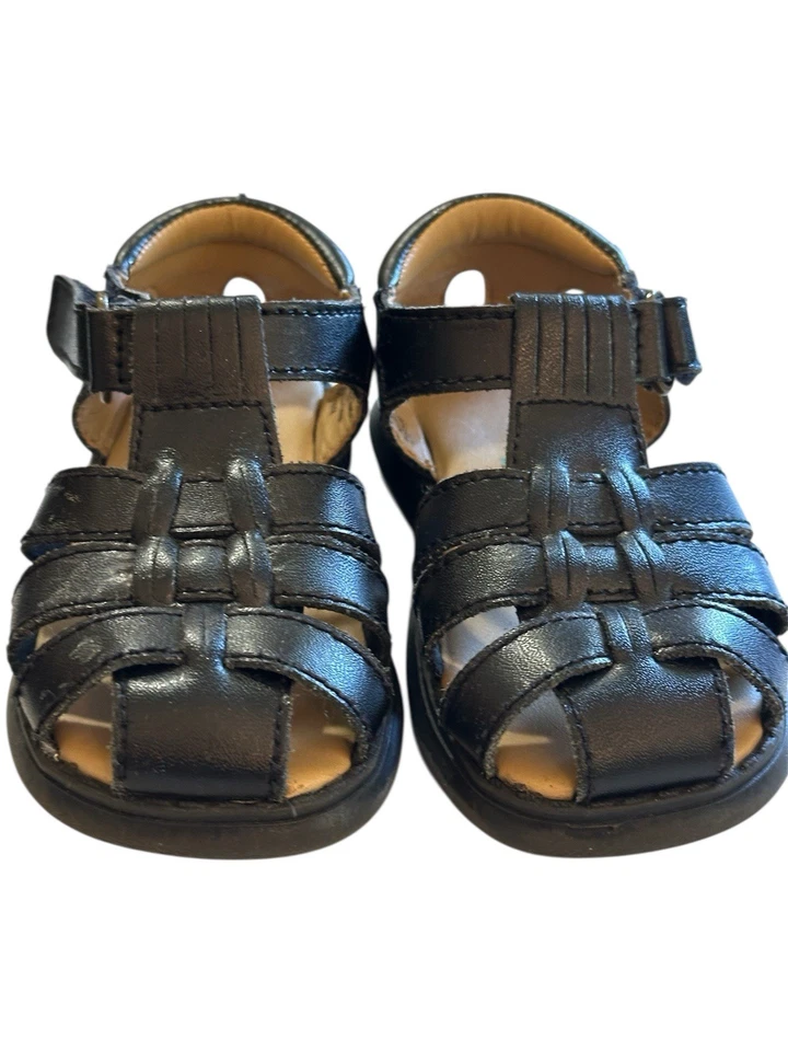 Sandalias NORDSTROM RACK Cuero Superior Hombre Pescador Azul Niño Pequeño Talla 6 Foto 1 de 4