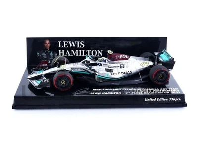 Minichamps 1/43 Mercedes AMG Petronas F1 Team W13 E Performance 2022 F1 Brazilia - Imagem 1 de 4