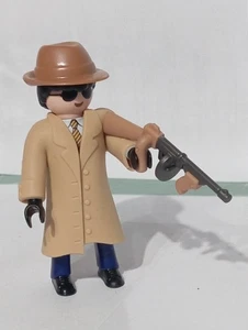 Playmobil FIGURA GANGSTER AL CAPONE CON SUBFUSIL THOMPSON MAFIOSO METRALLETA - Bild 1 von 1