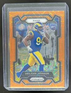 Panini Prizm Desjuan Johnson Orange Ice Prizm #356 2023 radiocontrol Los Angeles Rams - Imagen 1 de 10