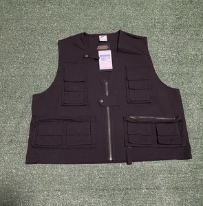 Nike Life Utility Fishing Vest Mens Size Medium Full-Zip FN3214-010 Black $175 - Picture 1 of 4