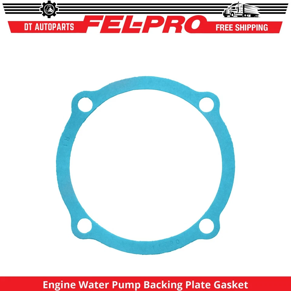 适用于 1969 - 1972 年 Fargo W110 拾音器发动机水泵支撑板垫片 Fel-Pro — 第 1/1 张图片