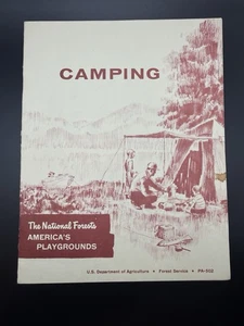 1970 Camping US Dept of Agriculture National Forest Service America’s Playground - Picture 1 of 6