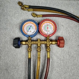 Imperial AC Refrigeration Manifold Gauge Set Freon ￼ - Picture 1 of 3