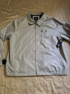 Men’s U.S Polo Assn. Rain Jacket Gray XXL NWT - Picture 1 of 8