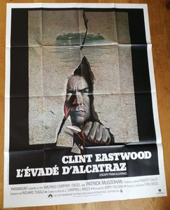 CLINT EASTWOOD evade d'alcatraz affiche cinema originale 160x120 cm  - Imagen 1 de 1