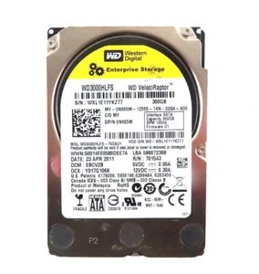 Western Digital VelociRaptor 300GB SATA 2.5" 10,000RPM 3Gbps 16MB HDD - N965M - Picture 1 of 2