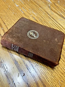 1917 Wissenschaft & Gesundheit mit Schlüssel zur Schrift Leder Taschenformat Bibel - Bild 1 von 13