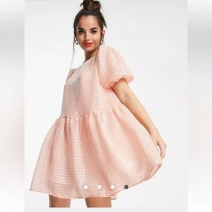 Mini Vestido Collective the Label Rosa Pastel Metálico Lentejuelas 12 Swift - Imagen 1 de 8