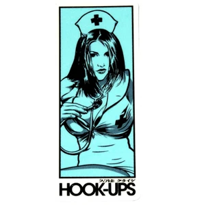 HOOK-UPS - Nurse Rachel - Skateboard Sticker / Manga style graphics   - Picture 1 of 1