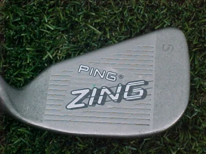 New Old Stock Left Hand LH Ping ZING Golf Club SW Sand Wedge Iron Black Dot w JZ - Picture 1 of 8