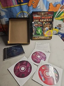 Command & Conquer Red Alert The Arsenal, The Aftermath PC Games Big Box 2000  - Picture 1 of 7