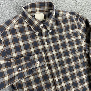Band of Outsiders Shirt Mens Small (1) Button Down Woven Cotton Plaid Preppy - Picture 1 of 10