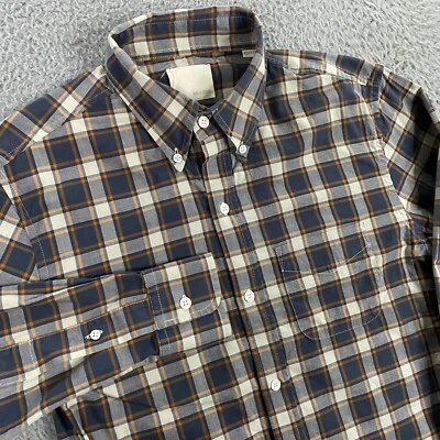 Band of Outsiders Shirt Mens Small (1) Button Down Woven Cotton Plaid Preppy - Image 1 of 4