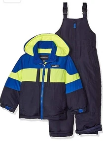 London Fog Boys 2-piece Snow Bib And Jacket Snowsuit Size 14-16 - Picture 1 of 1