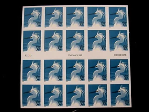 US - SCOTT# 3830 De - BOOKLET PANE 20 - P#33333 - MNH - CAT VAL $110.00 - Picture 1 of 2