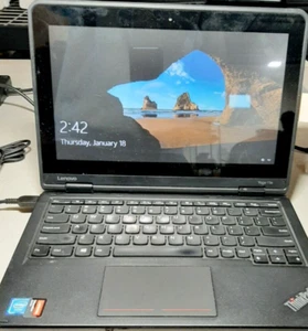 Lenovo ThinkPad Yoga 11e Laptop Windows 11.6" Touch 4gb, 128gb SSD *SEE PHOTOS* - Afbeelding 1 van 13