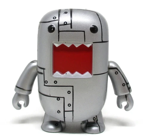 DOMO QEE Series 2 ROBOT Silver 2" Mini Vinyl Figure Toy2R Dark Horse Cover