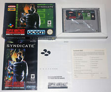 *Authentic & Complete* Super Nintendo SNES Game Syndicate German PAL