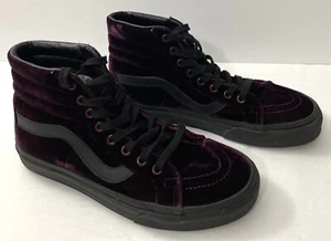 VANS Off The Wall 721277 Purple Suede High Hi Top Skateboard Shoes M 6.5/W 8.0 - Picture 1 of 13