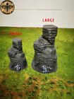 Set Of Rocks 7Pcs 3D Scenery Terrain Compatible With  Warhammer Lotr Wargame