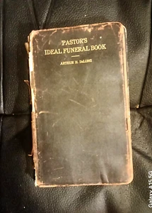 PASTOR'S IDEAL FUNERAL BOOK Arthur DeLong 1916 - Picture 1 of 4