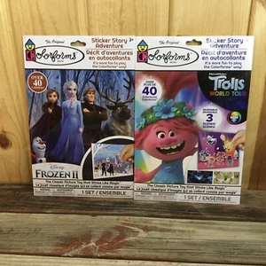 Juego de 2 Frozen II y Trolls World Tour M5 The Original Colorforms - Imagen 1 de 2