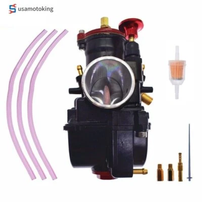 30mm Motorcycle Scooter Carburetor Racing Parts w/ Power Jet For Keihin Carb PWK - Image 1 of 4