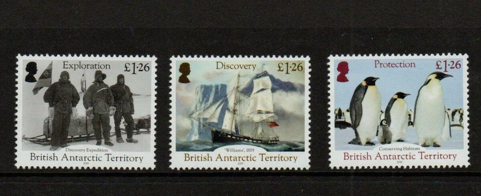 TERRITORIO ANTÁRTICO BRITÁNICO 2019-SG785-787 200 ANIVERSARIO DESCUBRIMIENTO ANTÁRTICO MNH Foto 1 de 1