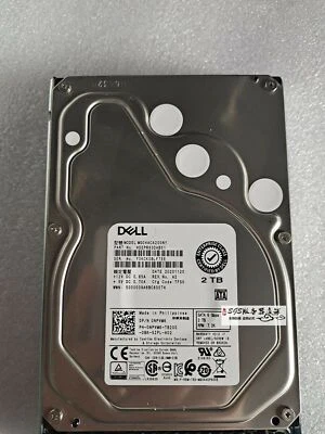 Dell 2T SATA 3.5' 7.2K 6Gb 0NPVM6 MG04ACA200NY servers hard drive hdd - Image 1 of 2