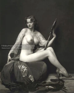 1920s Nude Ziegfeld Follies Girl Photo - Dorothy Flood - Alfred Cheney Johnston - Picture 1 of 1