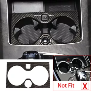 Soporte de vaso de agua de fibra de carbono ABS borde marco para BMW X5 X7 G05 G07 2019-22 - Imagen 1 de 12