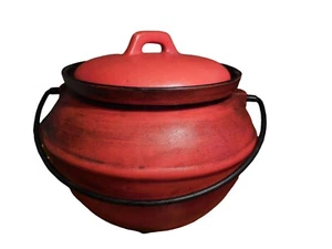 Bean Pot/ Cookie Jar with Lid and Handle California Pottery USA #701P vintage - Picture 1 of 12