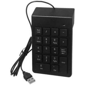 Number Pad 19-key Mechanical Numpad Wired Keyboard USB Number Pad Accessory - Picture 1 of 12