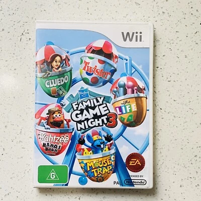 Hasbro Family Game Night Vol 3. (Nintendo Wii) Great Family Game (PAL Version) - Image 1 of 4
