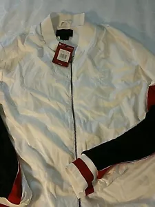 Nike Air Jordan Jumpman Stadium Jacket Retro White Satin MEN'S SIZE 2XL Newtag - Picture 1 of 12