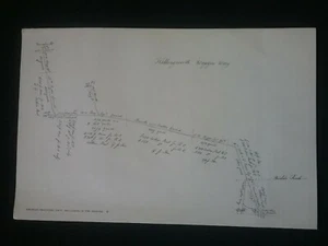 RAILWAY HISTORY DOCUMENT , KILLINGWORTH WAGGON WAY PLAN DRAWING , SOUVENIR (6) - Picture 1 of 12