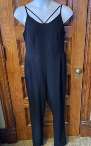 CHARLOTTE RUSSE Mujer, Sexy Mono Negro Escote con Tirantes, Talla Grande 3X - Imagen 1 de 9