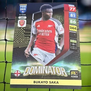 Panini Fifa 365 Adrenalyn XL 2025 Karte Nr.347 Bukayo Saka - Dominator - Bild 1 von 1