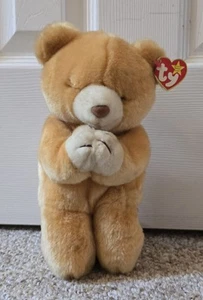 Ty Beanies Baby Hope The Praying Bear 1999 Rear Two Tags Cuddly Plush Soft Toy 3 - Picture 1 of 9