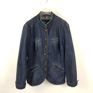 Schneiders Janker Ariane Damen Gr. 44 Blau Denim Bestickt Stretch Trachten-Jacke - Bild 1 von 9