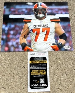 WYATT TELLER SIGNED 8x10 Photo JSA COA CLEVELAND BROWNS - Bild 1 von 3