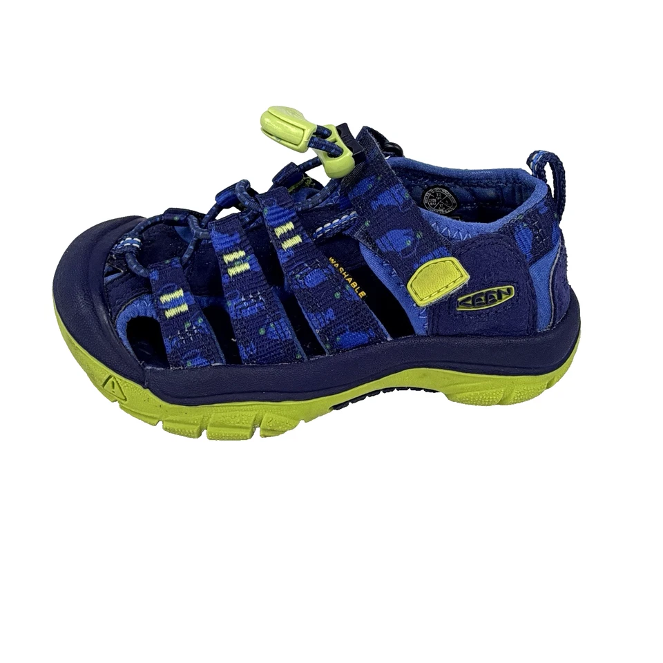 Niños Jóvenes Keen Sandalias Newport H2 Zapatos Impermeables Azul Verde Lima Talla 10 Foto 1 de 4