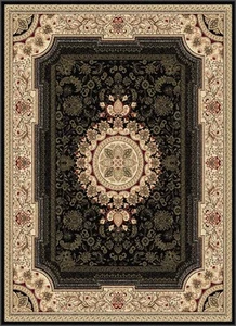 Tradicional Persia Oriental 2x3 Medallón Frontera Medallón Actual: 2' x 3' - Imagen 1 de 3